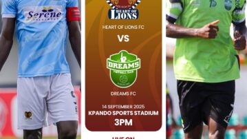 Premier League: Heart of Lions face Dreams FC in Kpando showdown on Sunday