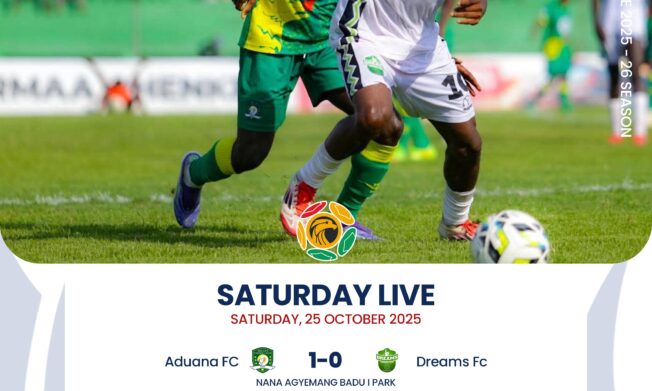 Premier League: Aduana beat Dreams FC to secure third straight win and go top of the table
