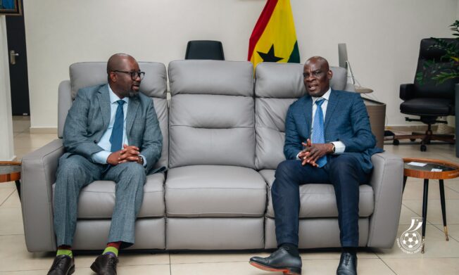 President Kurt E.S Okraku meets Education Minister to strengthen partnership between Football and Education