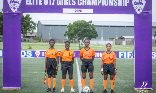 FIFA League Development: Catch Them Young Female Referees officiate Elite U-17 Girls Championship 