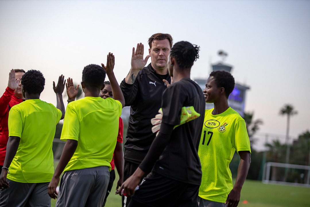 Black Queens hold first training session in Ismailia with 18 players