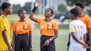 FIFA TDS Ghana: Catch Them Young Referees officiate in Elite U15 Girls Inter Regional Tournament