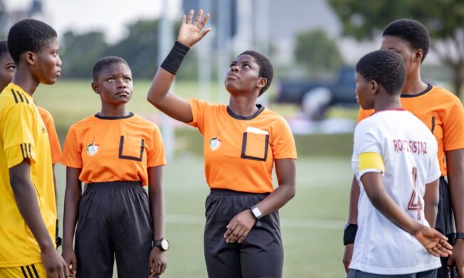 FIFA TDS Ghana: Catch Them Young Referees officiate in Elite U15 Girls Inter Regional Tournament