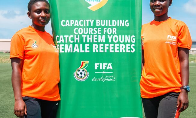 FIFA League Development Ghana: Catch Them Young Referees training course kicks off