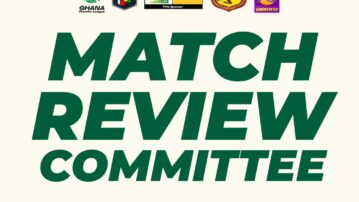 Match Review Committee to meet on October 3 to assess refereeing performances