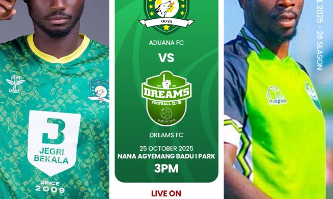 Premier League: Aduana host Dreams FC in tough home match at Nana Agyemang Badu I Park on Saturday
