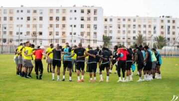 Twenty players train in Casablanca ahead of Central African Republic clash in Meknes