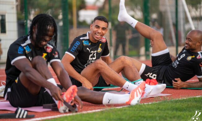 PHOTOS: Black Stars train at Mohammed V Sports Complex in Casablanca