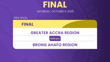 FIFA TDS Ghana: Brong Ahafo Region’s impressive run puts them in the final against Greater Accra