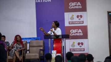Reflo Ghana empowers young female footballers in Breast Cancer awareness initiative