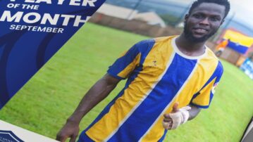 Richmond Opoku wins NASCO Player of the month for September