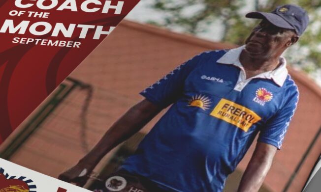 Bashir Hayford adjudged September NASCO Coach of the Month