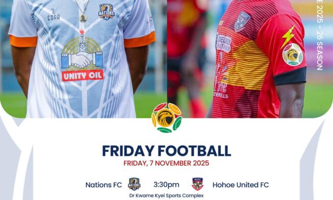 Premier League: Nations FC host Hohoe United in search of first win under Frimpong Manso today