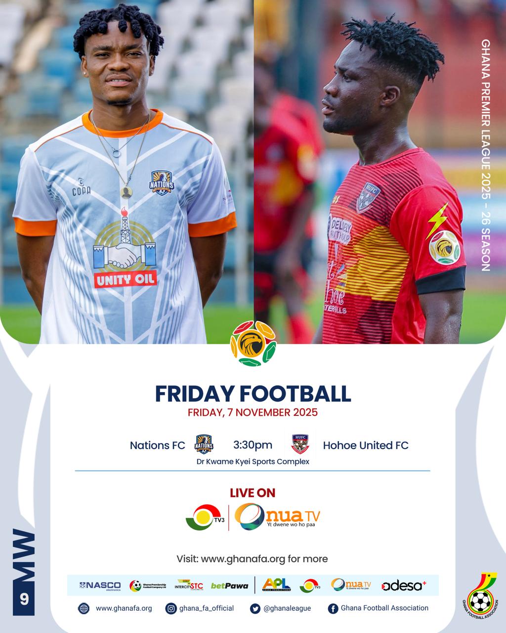 Premier League: Nations FC host Hohoe United in search of first win under Frimpong Manso