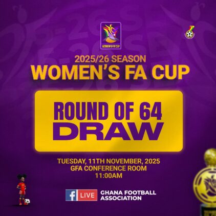 https://www.ghanafa.org/womens-fa-cup-round-of-64-draw-set-for-tuesday-november-11