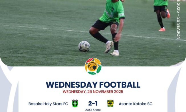 Premier League: Late Tweneboah strike ends Kotoko’s unbeaten run in dramatic defeat to Basake Holy Stars