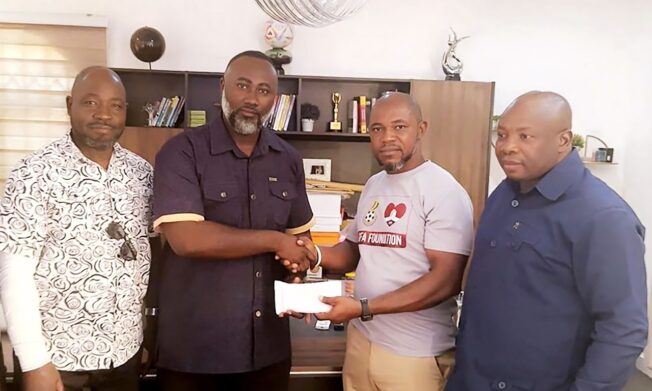 GFA Foundation extends support to NA God Football Club following road accident