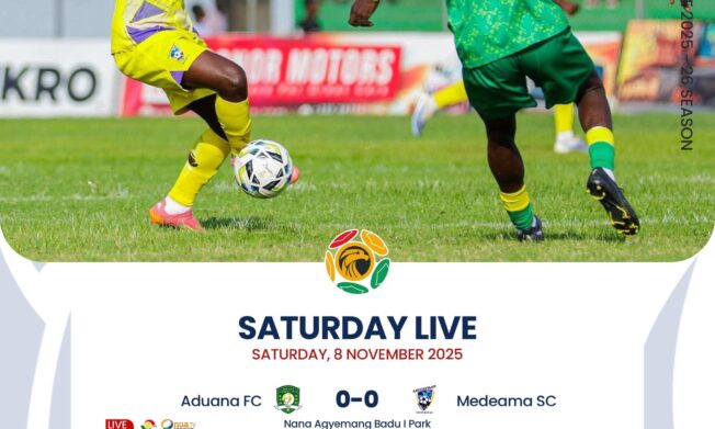 Premier League: Aduana hold Medeama in Dormaa stalemate as ten-man Vision FC battle back to sink Eleven Wonders