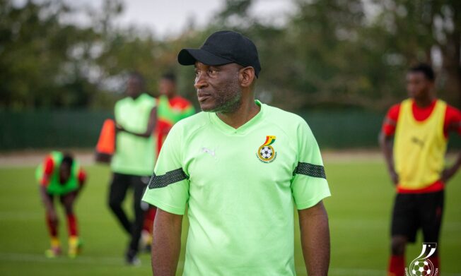 Black Starlets Coach Dr. Prosper Narteh-Ogum begins screening exercise for TotalEnergies U-17 Africa Cup of Nations