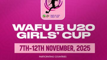 WAFU B U-20 Girls Cup: Tournament rescheduled to November 7–12 in Benin