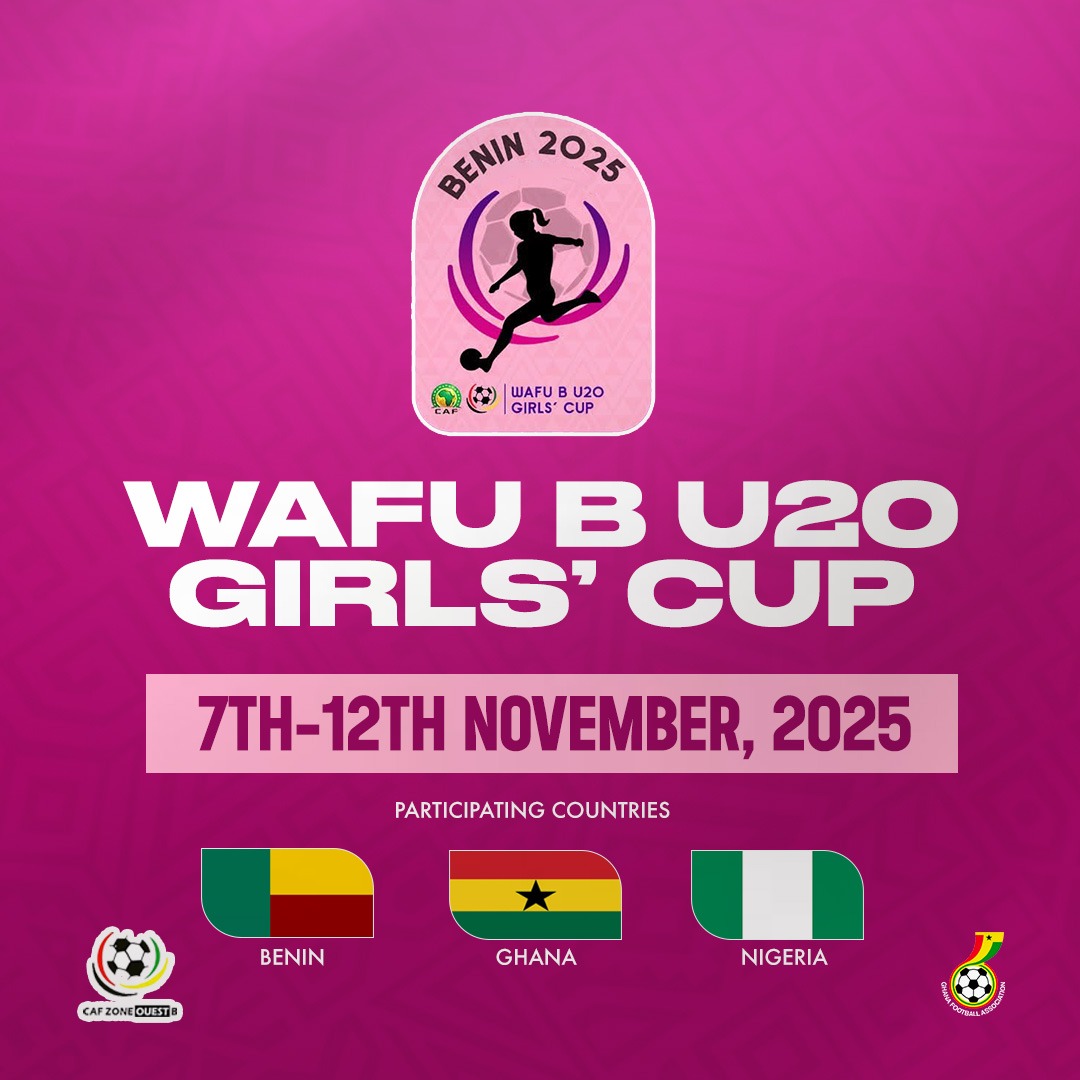 WAFU B U-20 Girls Cup: Tournament rescheduled to November 7–12 in Benin