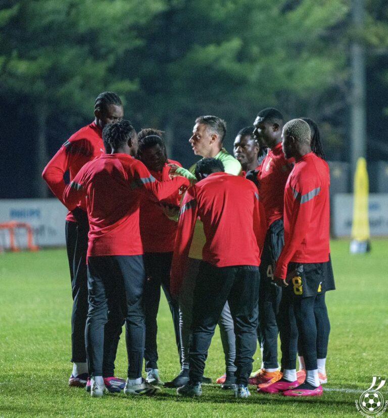 Black Stars hold first training in Seoul ahead South Korea friendly