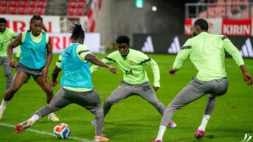 PHOTOS from the training ground as we build up to Japan on Friday