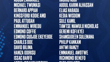 Second Batch Of Players To Report To Black Starlets Camp For Screening On Monday
