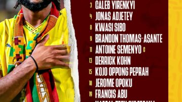 Joseph Anang, Derrick Kohn get first Ghana start as Black Stars face Japan