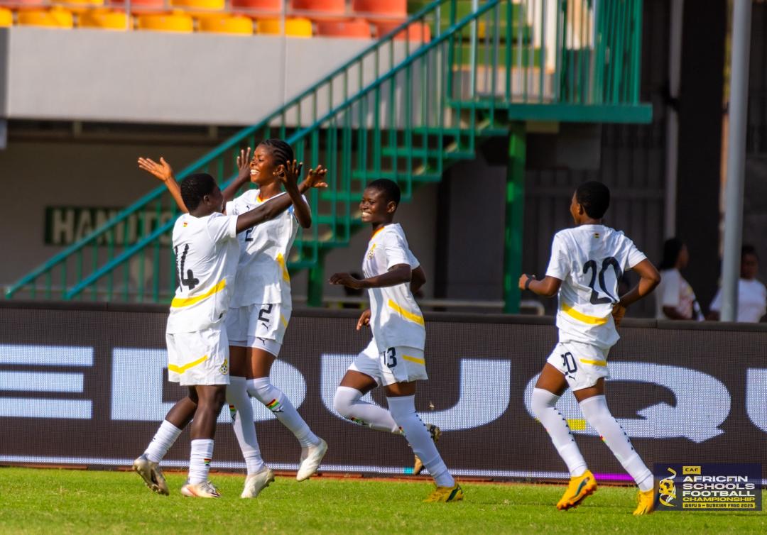 Ghana U15 Girls cruise into CAF School Championship WAFU B Final after emphatic win over Côte D’Ivoire