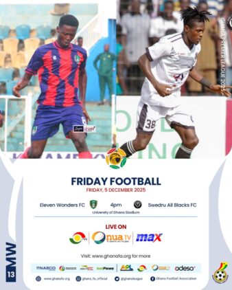 https://www.ghanafa.org/premier-league-eleven-wonders-target-back-to-back-wins-ahead-of-swedru-all-blacks-clash-on-friday