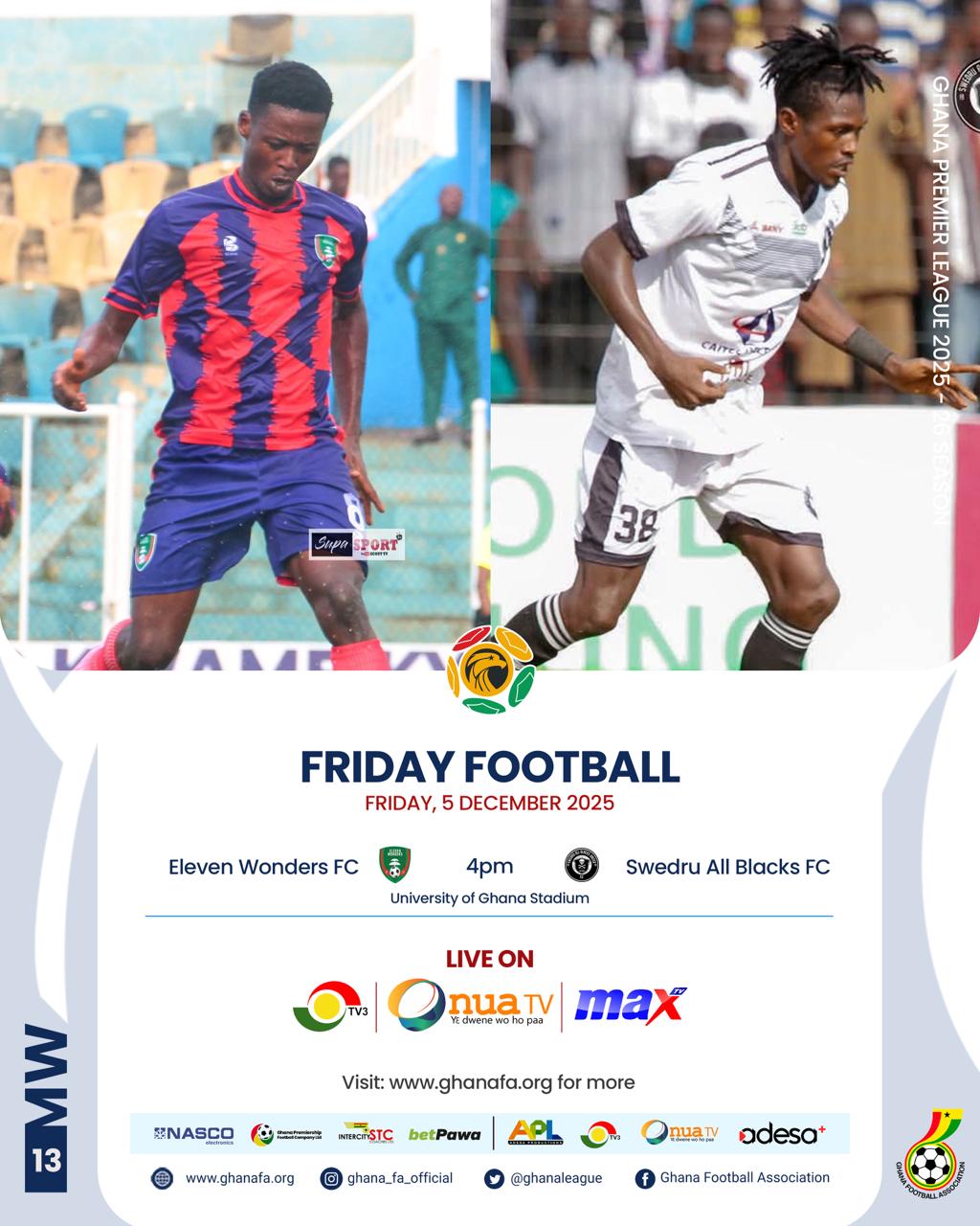 Premier League: Eleven Wonders target back-to-back wins ahead of Swedru All Blacks clash on Friday