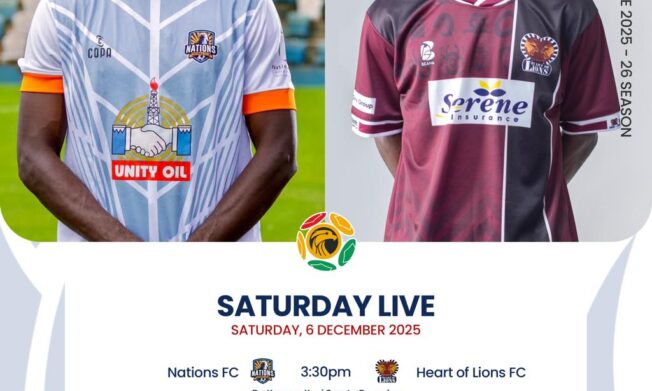 Premier League: Nations FC aim to protect unbeaten home record as Heart of Lions visit Abrankese