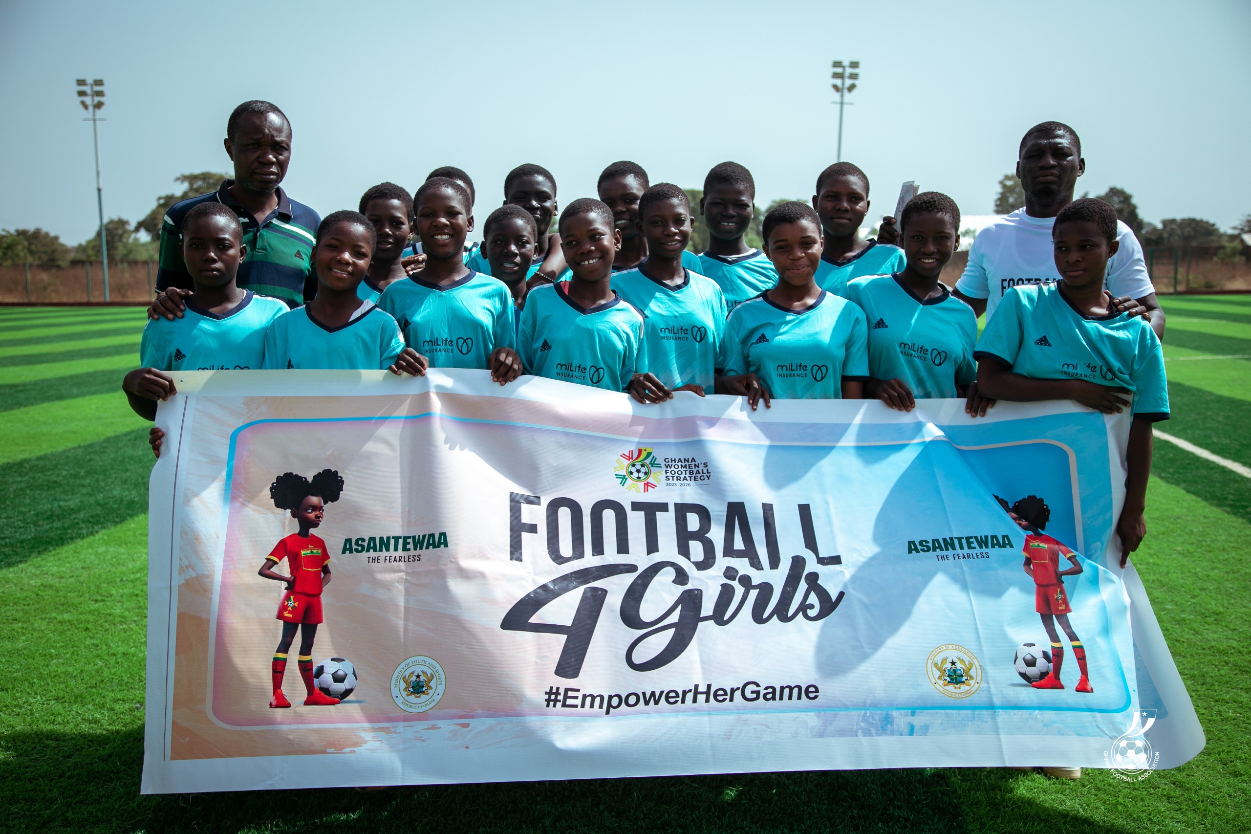 Football 4 Girls programme engages over 400 young players in Tumu
