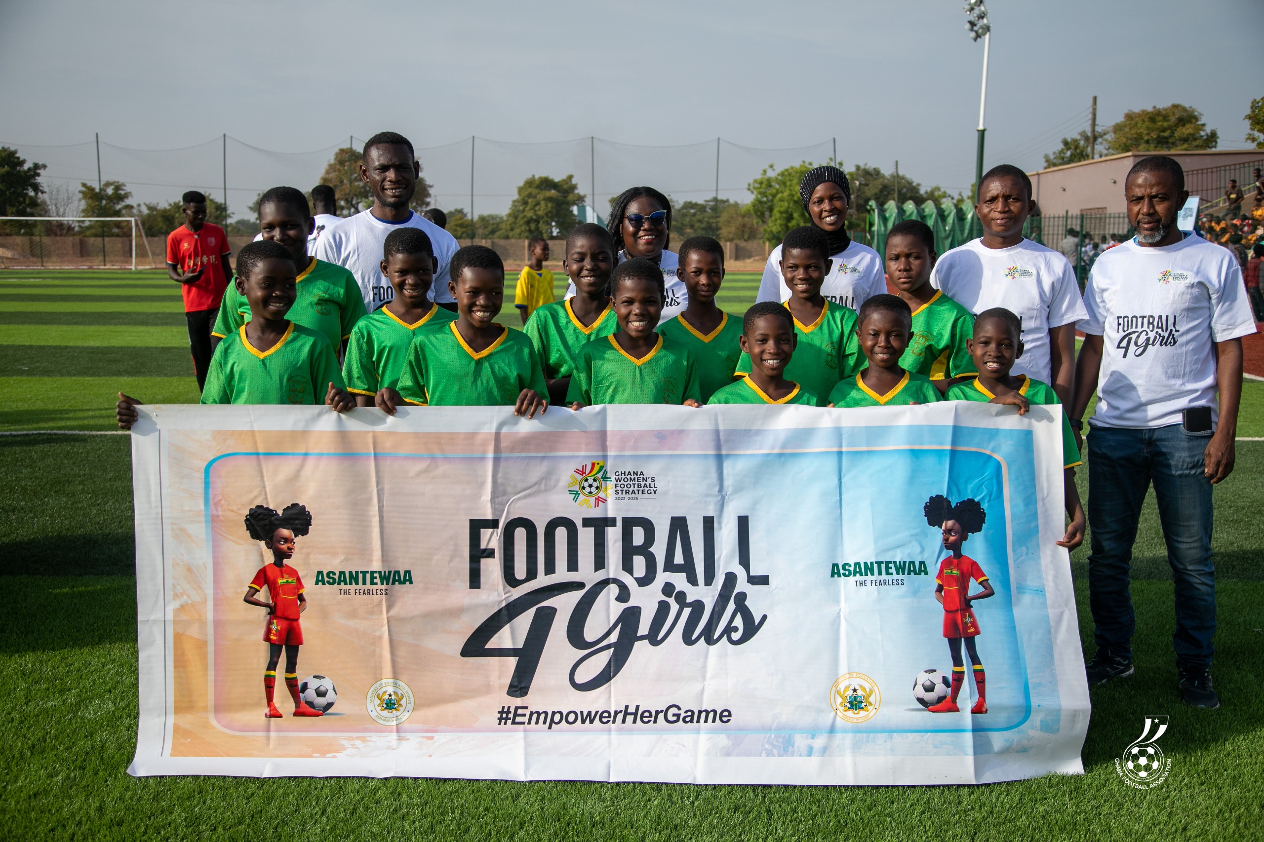 Football4Girls shines in Nadowli Kaleo District as GFA and GES drive grassroots empowerment for young girls