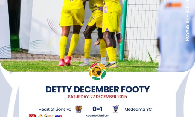 Premier League: Medeama return to the summit with Kpando grit as Vision FC climb out of drop zone