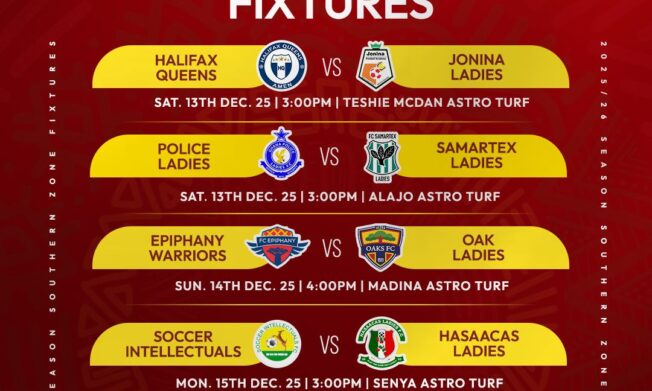 Jonina Ladies aim to stretch lead as Hasaacas Ladies seek to build momentum - Southern Zone Preview