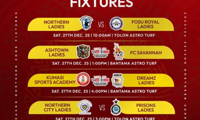 Ampem Darkoa Ladies host Tamale Super Ladies in Malta Guinness Women’s Premier League – Northern Zone Preview