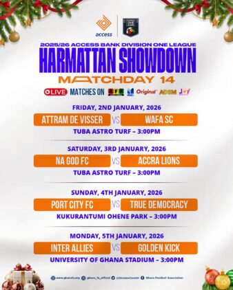 https://www.ghanafa.org/access-bank-division-one-league-four-matches-to-air-live-on-matchday-14