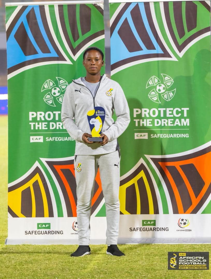 Margaret Akosua Tawiah wins Golden Boot after scoring five at WAFU B Schools Championship