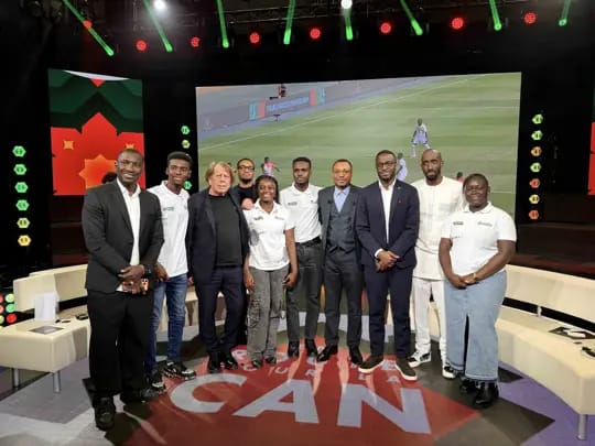 CAF Young Reporter Programme candidates arrive at CANAL+ for internship programme