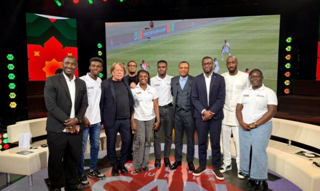 CAF Young Reporter Programme candidates arrive at CANAL+ for internship programme
