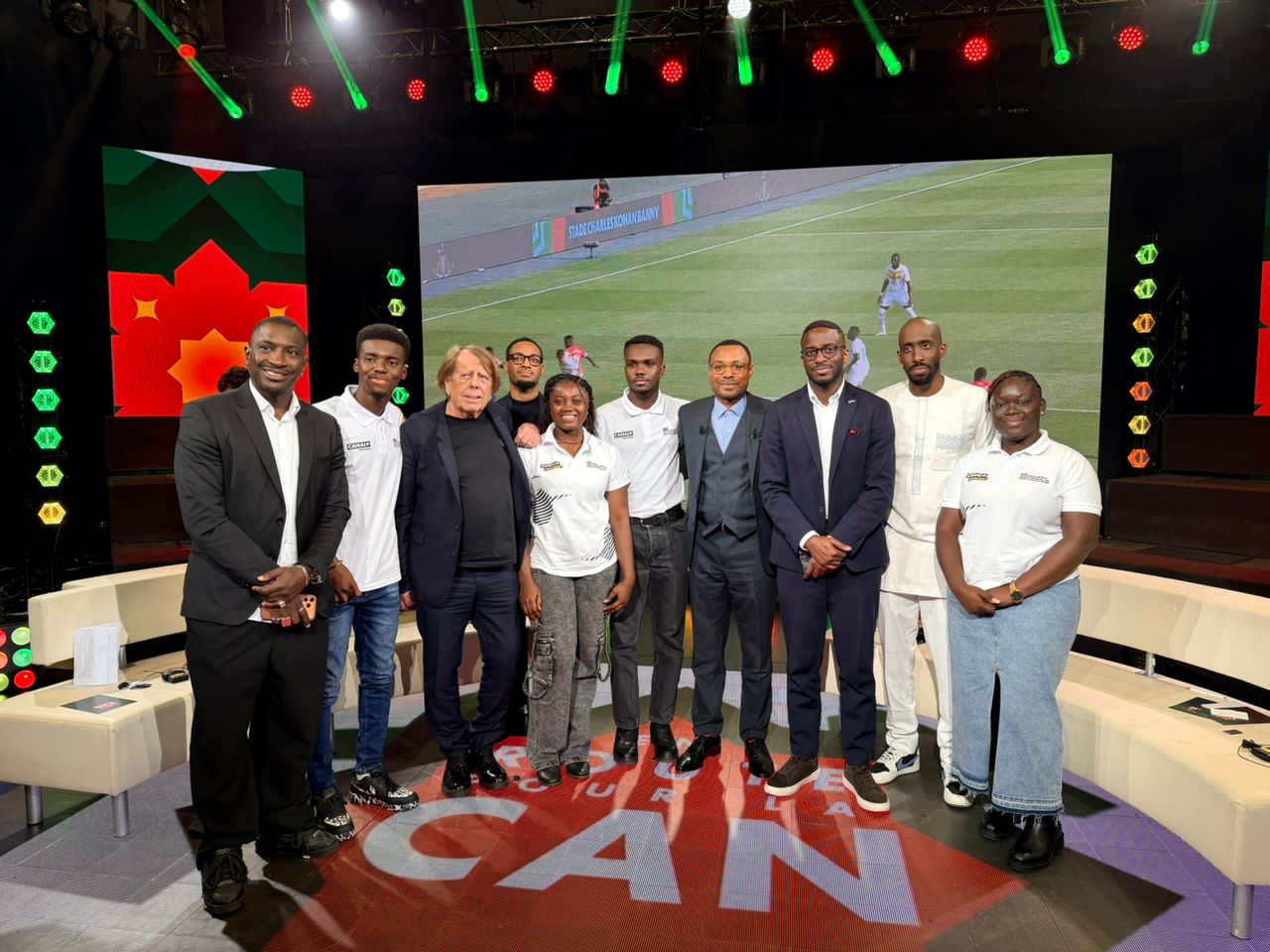 CAF Young Reporter Programme candidates arrive at CANAL+ for internship programme
