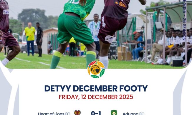 Premier League: Aduana FC go top after ending Heart of Lions’ unbeaten home run