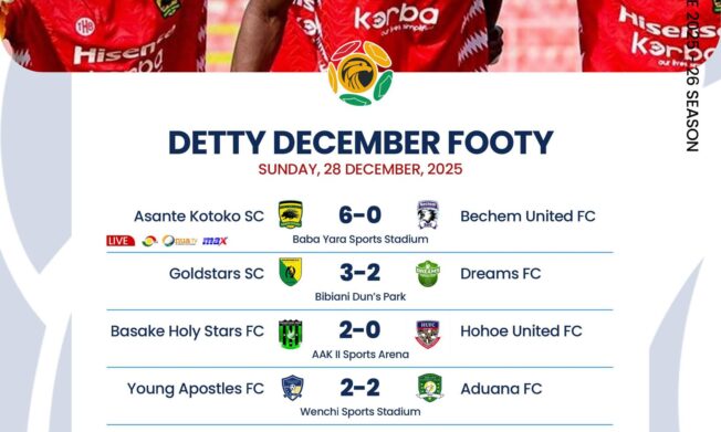 Premier League: Asante Kotoko run riot to claim top spot as Gold Stars complete epic comeback