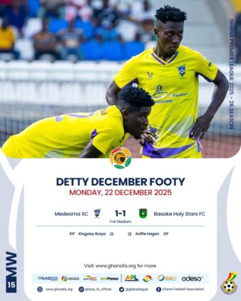 https://www.ghanafa.org/premier-league-medeama-squander-top-spot-opportunity-after-home-draw-with-basake-holy-stars