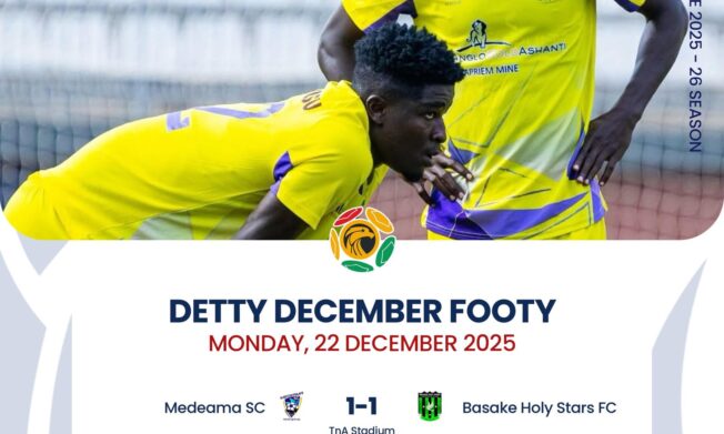 Premier League: Medeama squander top spot opportunity after home draw with Basake Holy Stars