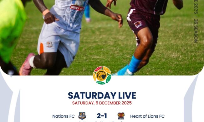 Premier League: Late Prince Badu strike seals Nations FC comeback win over Heart of Lions