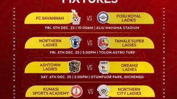 Ampem Darkoa Ladies aim to maintain unbeaten run, Ashtown seeks bounce back against Dreamz Ladies – Northern Zone Preview