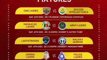 Army Ladies face tough test in Sekondi, Oak Ladies look to extend winning streak against struggling Soccer Intellectuals – Southern Zone Preview